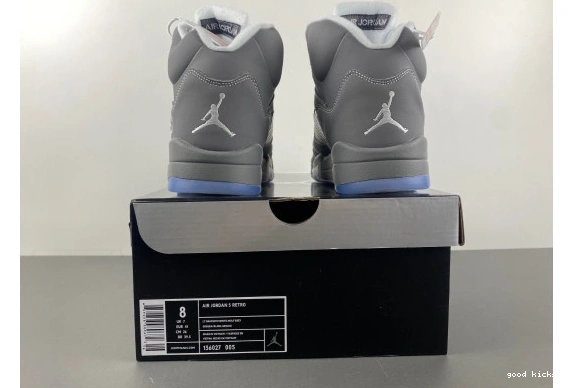 136027-005 136027-005 5   Grey' 'Wolf Retro Jordan  0323